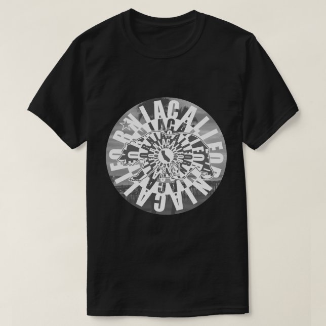 Camiseta Gritando Cali-For-Nia (Frente do Design)