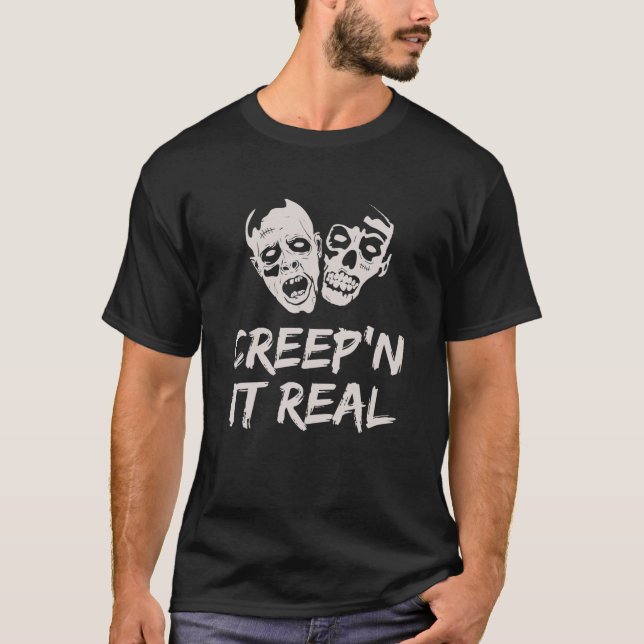 Camiseta Gritando De Verdade, Zombie (Frente)