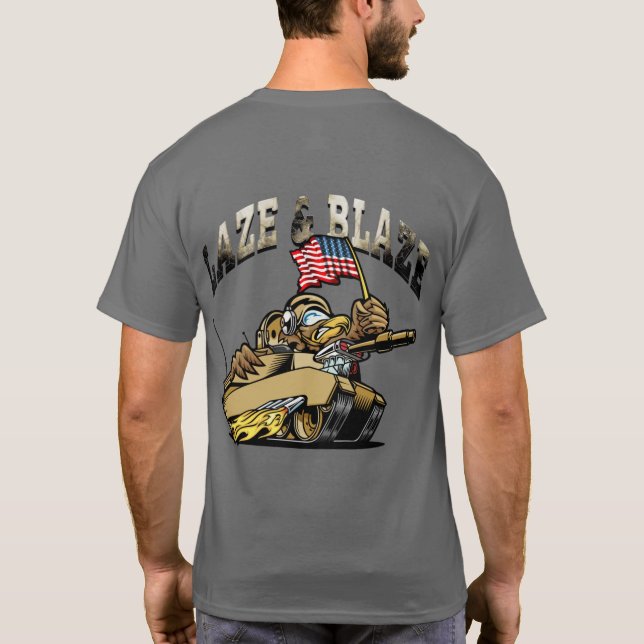 Camiseta "GRITANDO LAZE & BLAZE" (Verso)