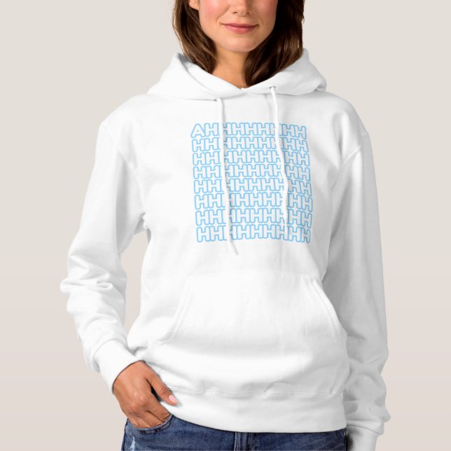 Camiseta Gritando Pastel Blue Women (Frente)
