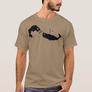Camiseta Gritando peixe zangado