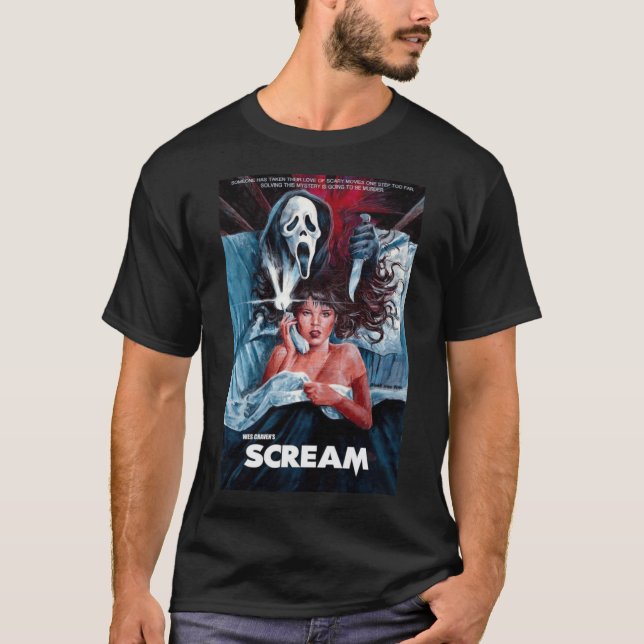 Camiseta gritar 1996 Ori amigo menino (Frente)