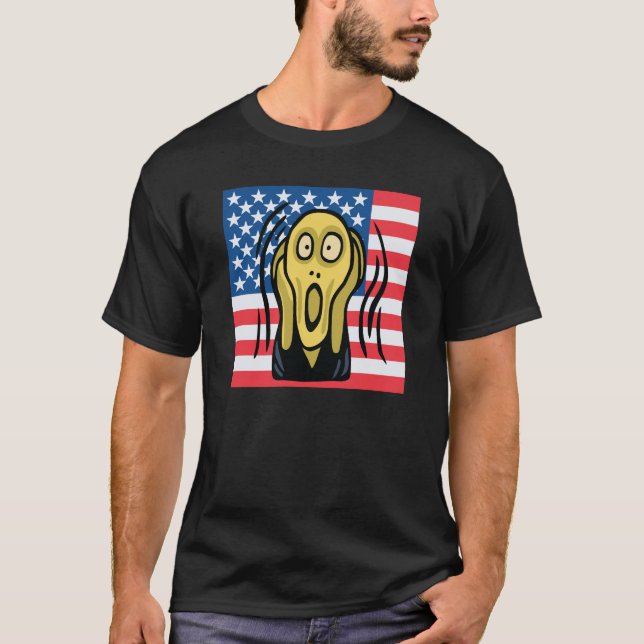 Camiseta Gritar americano (Frente)