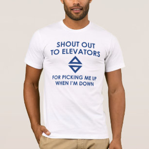 Camiseta Gritar Aos Elevadores