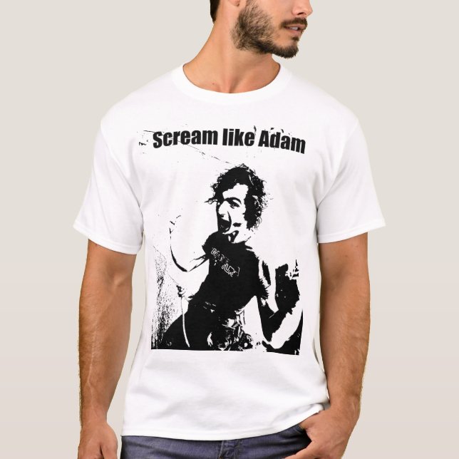 Camiseta Gritar como Adam (Frente)