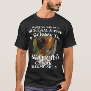 Camiseta Gritar Havoc Lançamento Arancini Guerra Palermo Si