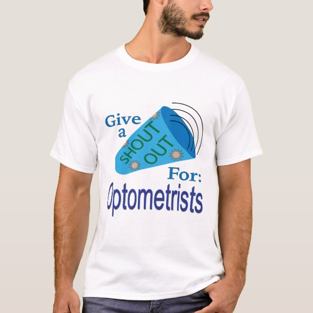 Camiseta Gritar para Optometristas (Frente)