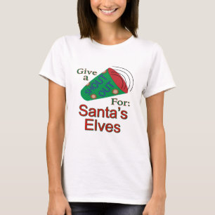 Camiseta Gritar para os Elfos dos Papais noeis