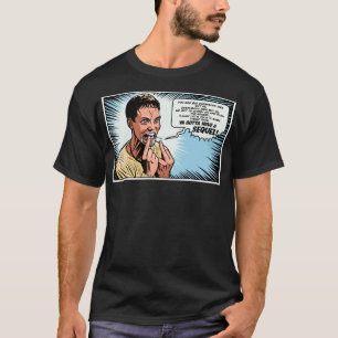 Camiseta Gritar Stu Filme Comic Adapting Painel de Adaptaçã