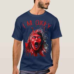 Camiseta Gritar vermelho
