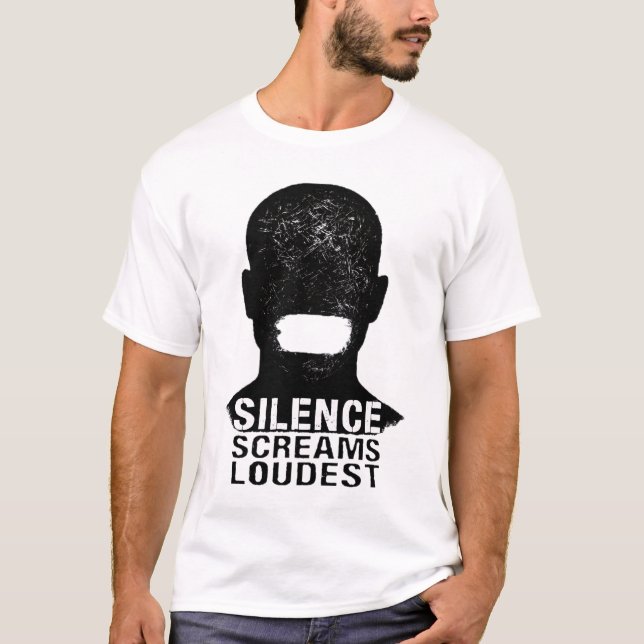 Camiseta Gritares de silêncio (Frente)