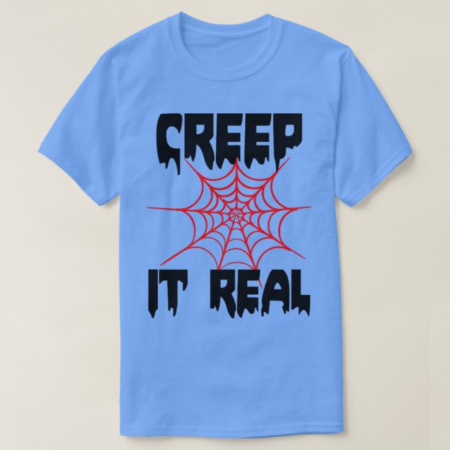 Camiseta Grite com o Dia de as Bruxas engraçado real (Frente do Design)