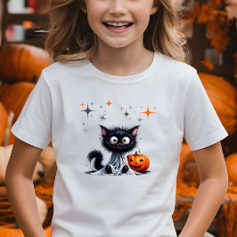 Camiseta Grito ou Tratamento de Halloween para o Retrô Gela
