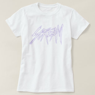 Camiseta Grito Silencioso Letreiro de Halloween aos Gritos