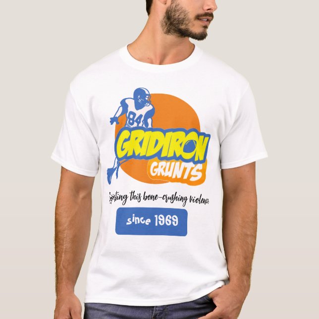 Camiseta Gritos de Futebol Americano! Legenda Personalizáve (Frente)