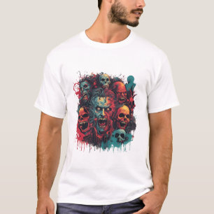 Camiseta Gritos dos Condenados – Coleção Horror Inferno