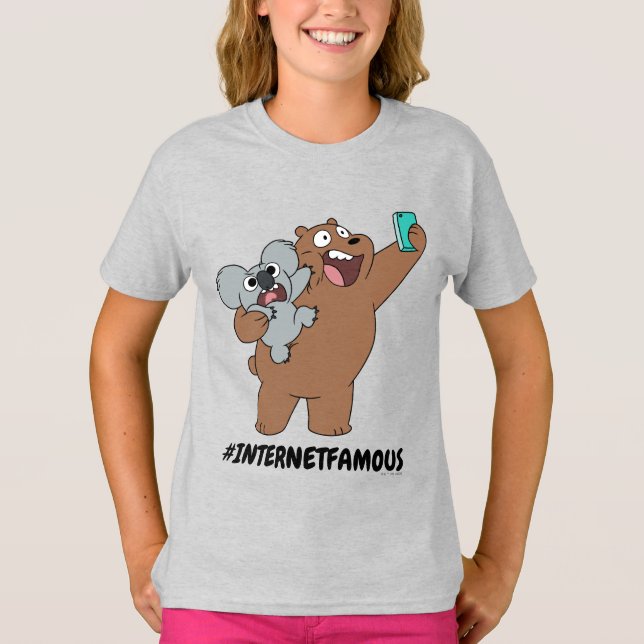 Camiseta Grizz & Nom - #InternetFamous (Frente)