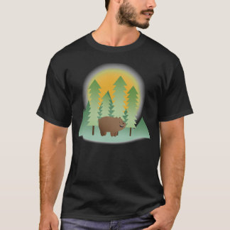 Camiseta Grizz Pine Trees - Nós Bare Bears