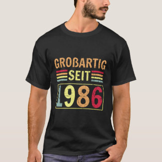 Camiseta Groãčiig Seit 1986 Saudação ao Nascimento B-Dia