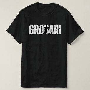 Camiseta Grobari Grobar Com Pá Crno Beli Partizan