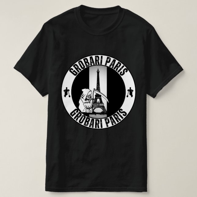 Camiseta Grobari Paris França Torre Eiffel (Frente do Design)