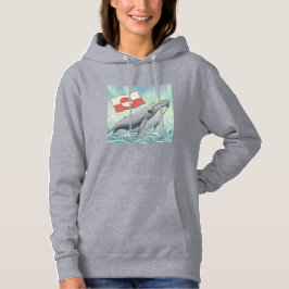 Camiseta Groenlândia Livre como uma Baleia