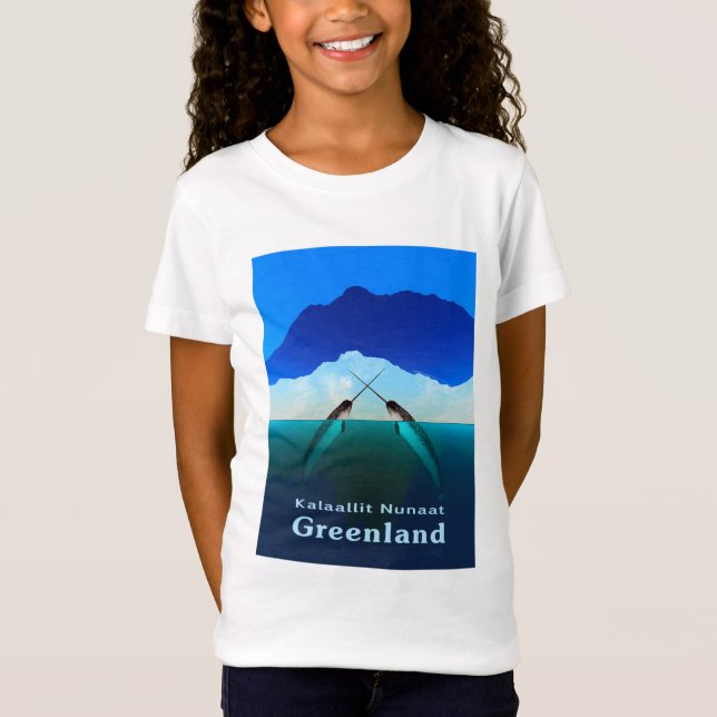 Camiseta Groenlândia - Narwhal (Frente)