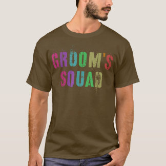 Camiseta GROMS SQUAD Bridal Party Amigos da Família