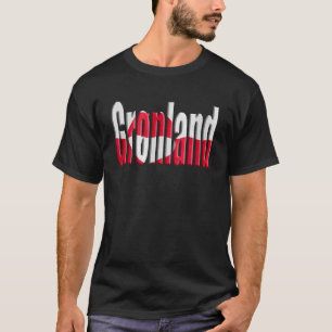 Camiseta Grønland com a bandeira da Groenlândia