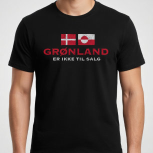Camiseta Grønland Er Ikke Til Groenlândia Dinamarca
