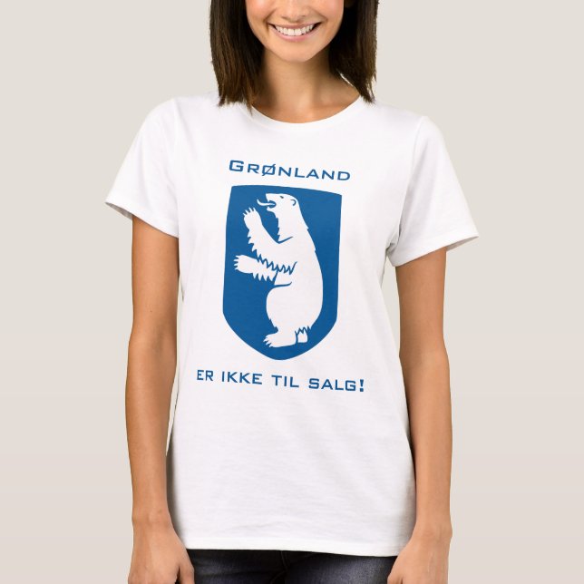 Camiseta Grønland Er Ikke Til Salg! (Frente)