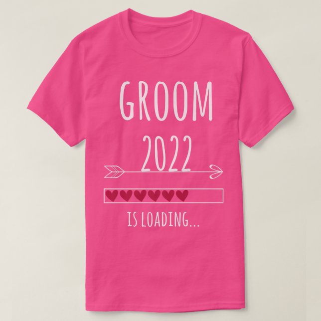 Camiseta Groom 2022 Wedding Engagement Groom  (Frente do Design)