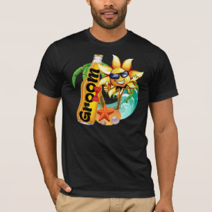 Camiseta Groom Beach Beer Honeymoon