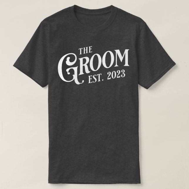 Camiseta Groom Est (Frente do Design)