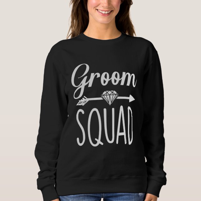 Camiseta Groom Squad bachelor party Groom Wedding (Frente)