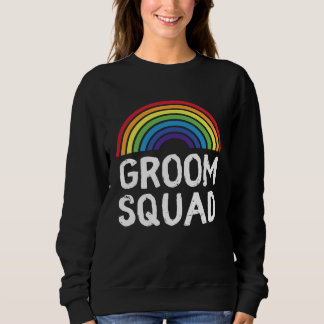 Camiseta Groom Squad Pride Wedding LGBT Gay Bachelor Party 