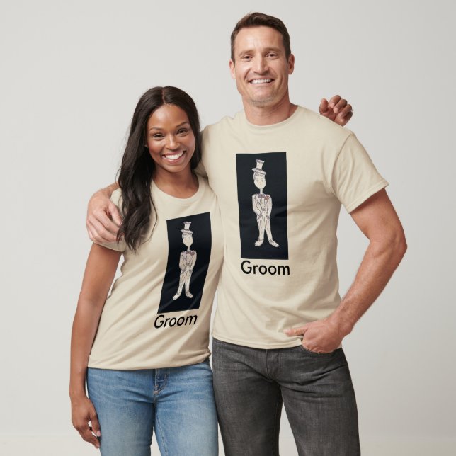 Camiseta Groom Tuxedo (Unissex)