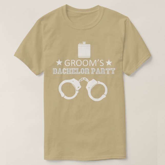 Camiseta Grooms Batchelor Party Funny  (Frente do Design)
