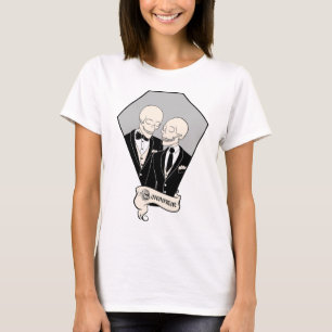 Camiseta Grooms de esqueleto
