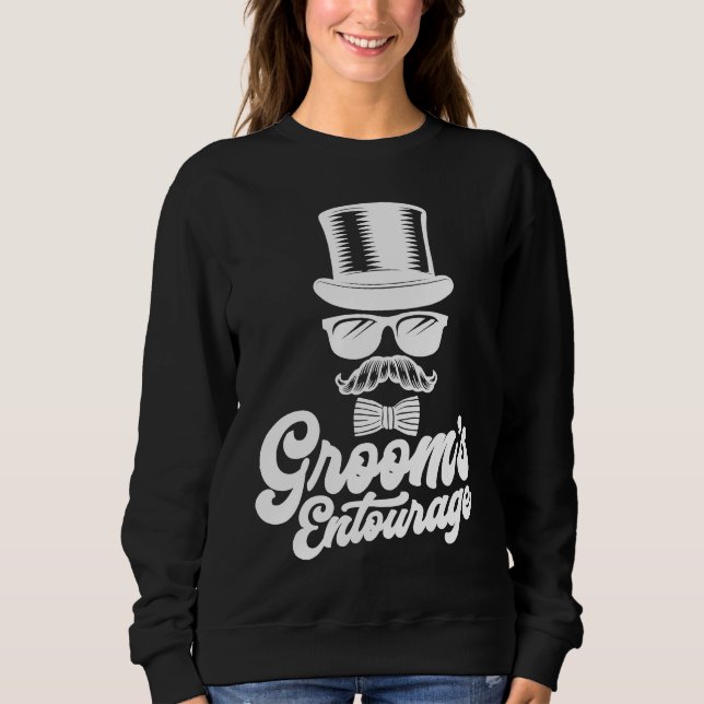 Camiseta Groom's Entourage Bachelor Party Groomsmen  Ideas (Frente)