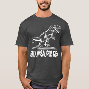 Camiseta Groomsaurus Re Groband Casamento P