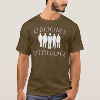 Camiseta Groomsmen Entusiasmado Festa de casamento Entourad