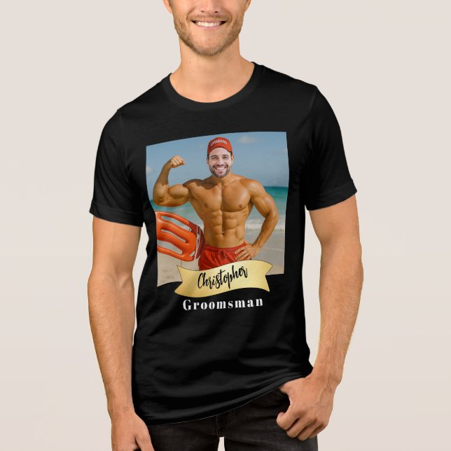 Camiseta Groomsmen Series: The Sip Saver (Frente)