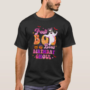 Camiseta Groovay Birthday Ghoul Halloween Meninas Mulheres