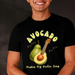 Camiseta Groove Retro Avocado Fruta saudável comendo arte A
