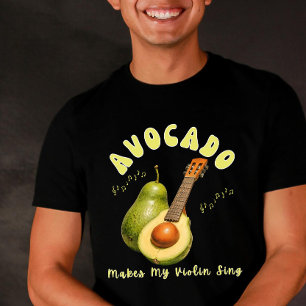 Camiseta Groove Retro Avocado Fruta saudável comendo arte A