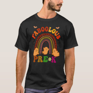 Camiseta Groovous FABOOLOUS PRE K TEACHER Esta É A Minha Fa