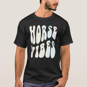Camiseta Groovse HORSE VIBES Rodeo Tripulação Equestre