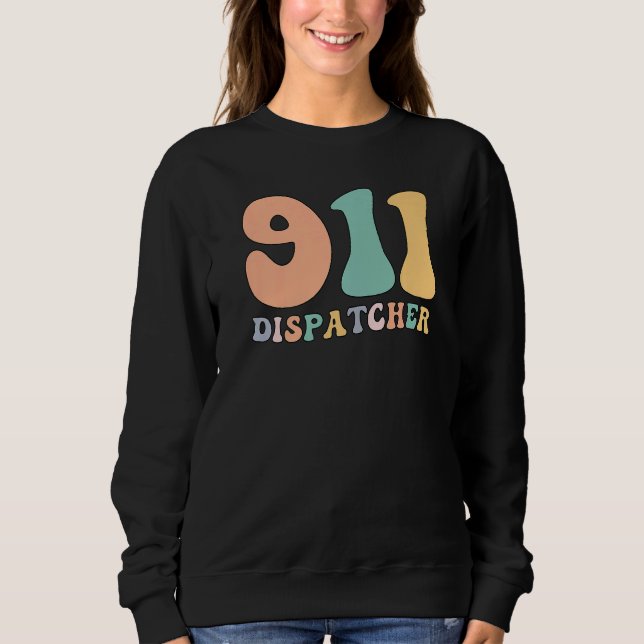 Camiseta Groovy 911 Dispatcher Proud 911 Operator (Frente)