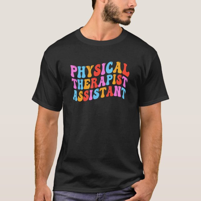 Camiseta Groovy Assistente Terapêutico Físico (PTA) (Frente)